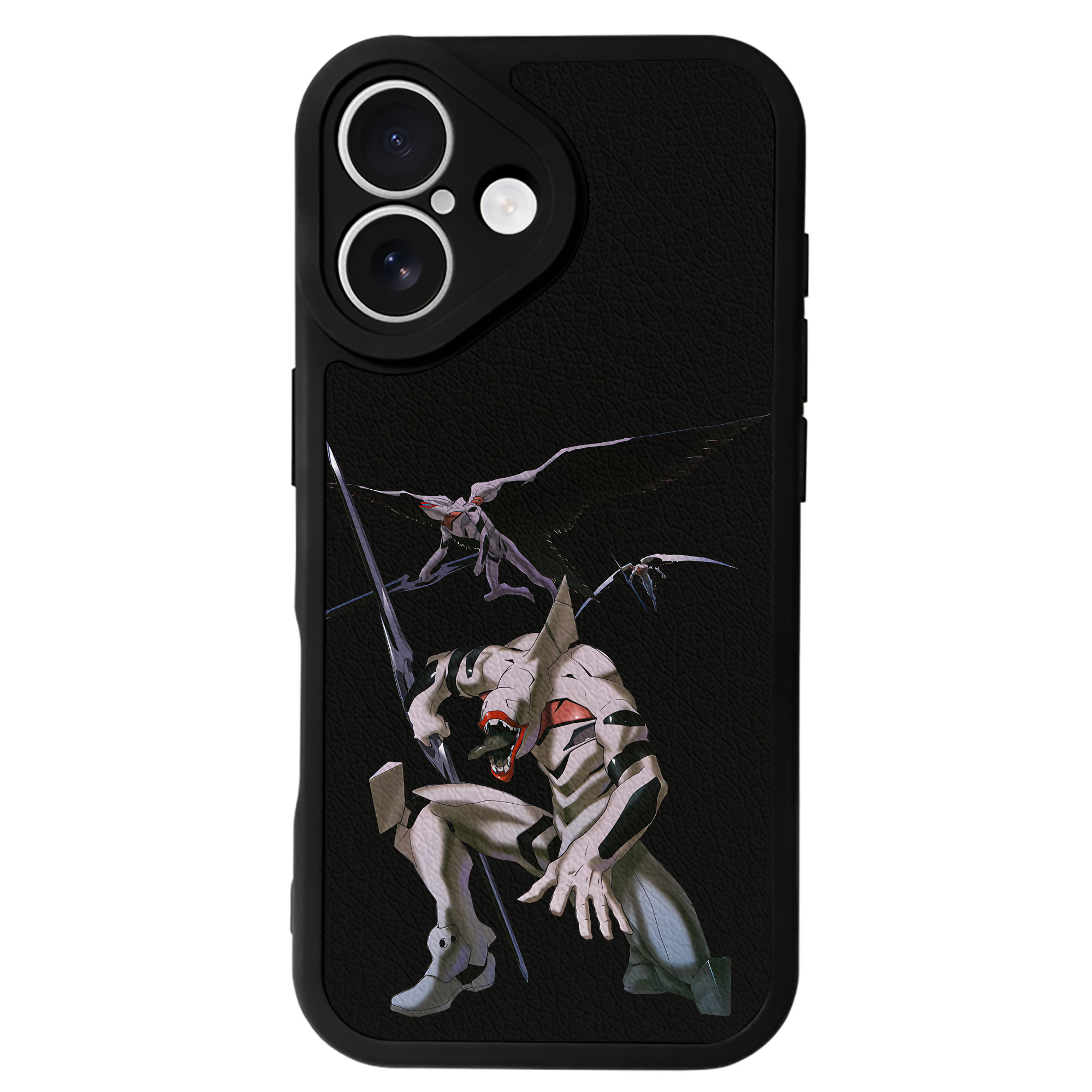 （画像用） EVA 新世紀エヴァンゲリオン 【iPhone 16シリーズ対応】シリコンスマホケース（レザー調） 材質：シリコン